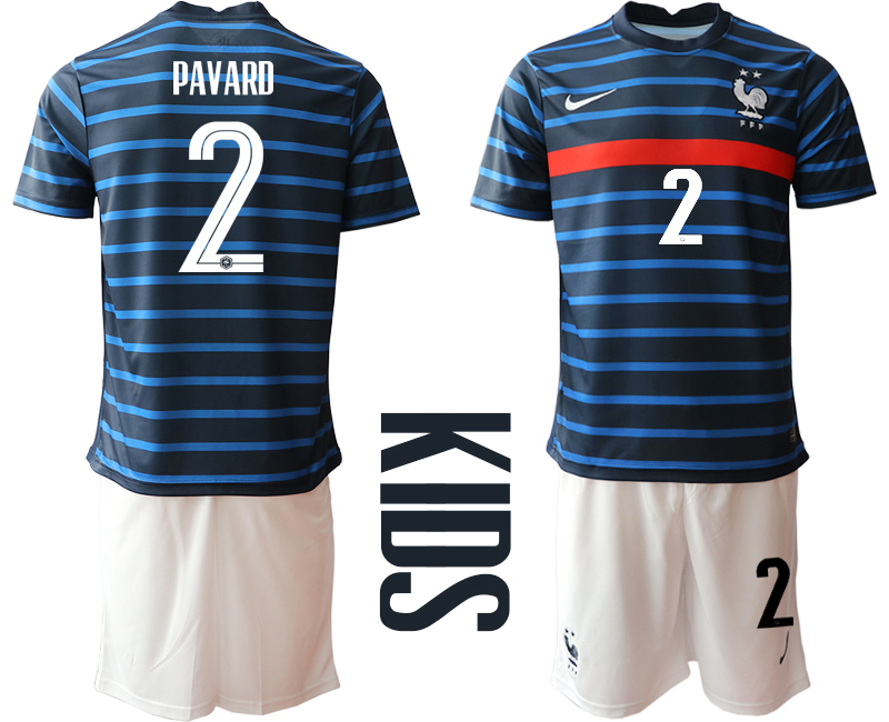 2021 France home Youth #2 soccer jerseys->youth soccer jersey->Youth Jersey